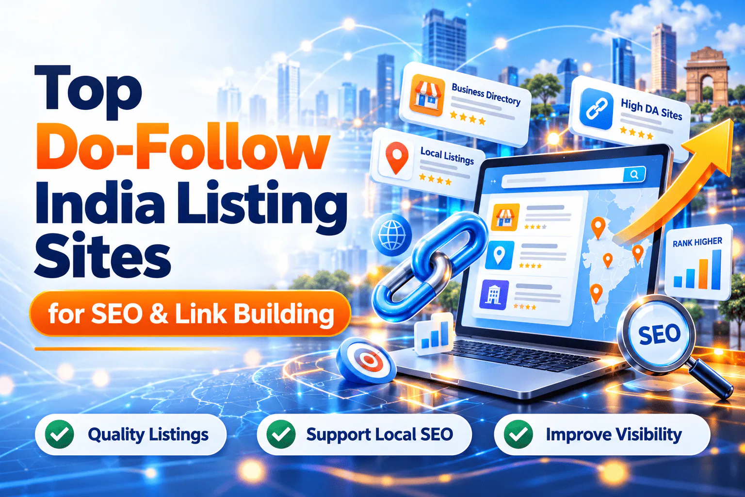 Do-Follow India Listing Sites for Local SEO and Link Building