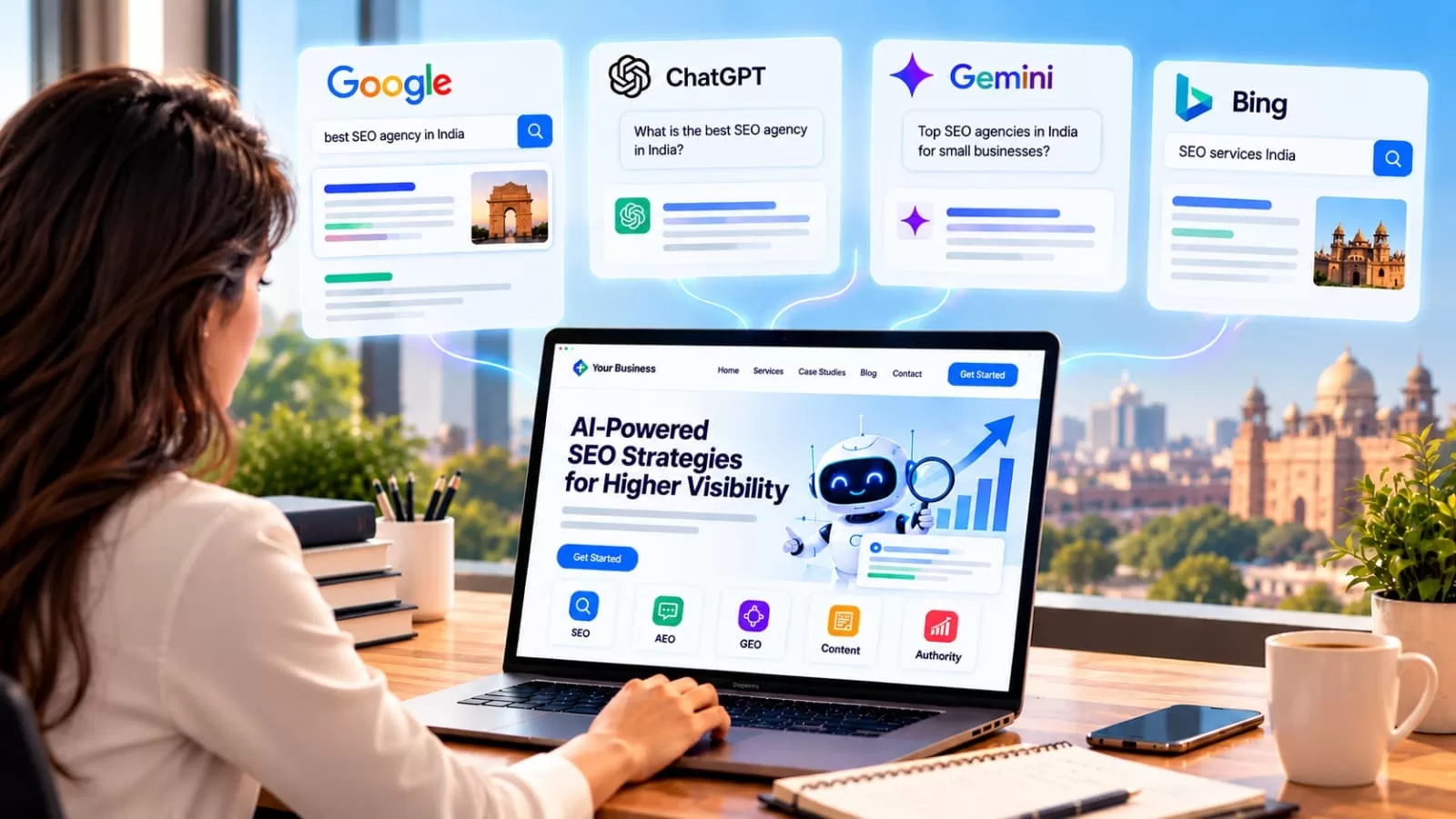 How the Best SEO Agency in India Uses AI Search Optimisation to Improve Visibility